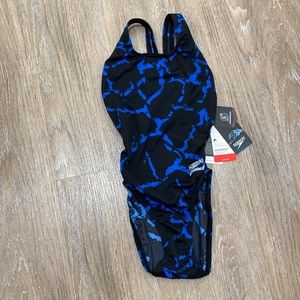 Speedo Endurance Racing Cut Swimsuit size Girls 20 Brand New with Tags